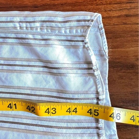 CO Ivory Striped Shirtdress no belt size smalll - Picture 16 of 16